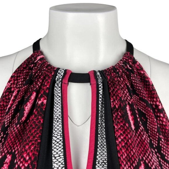 MICHAEL Michael Kors Snakeskin Sleeveless Blouse Sz XS - Picture 3 of 5
